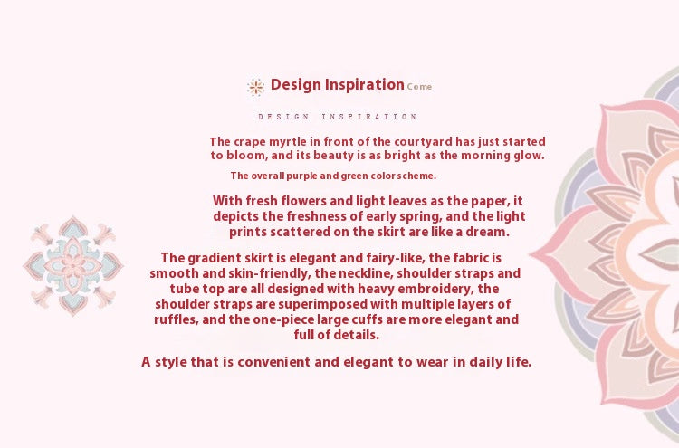 Girls Spring Hanfu — Purple Fairy Ruqun Dress for Children Cosplay