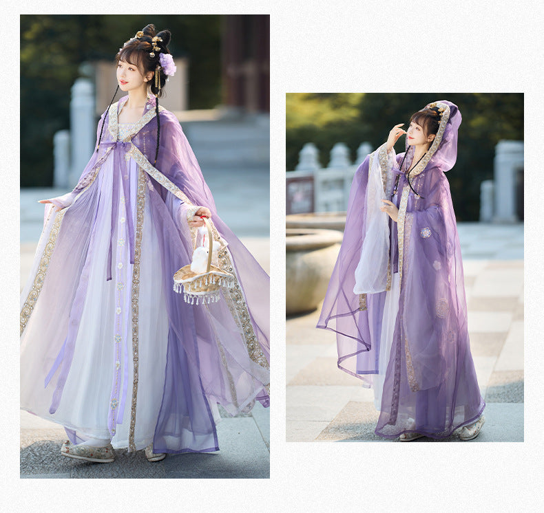 Fairy Hanfu Costume — Elegant Cloak & Flowing Ancient Outfit