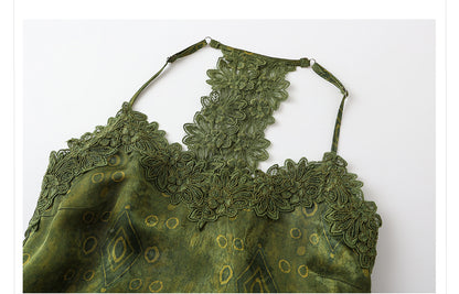 Velvet Burnout Jacket & Printed Cardigan Dress Set for Autumn