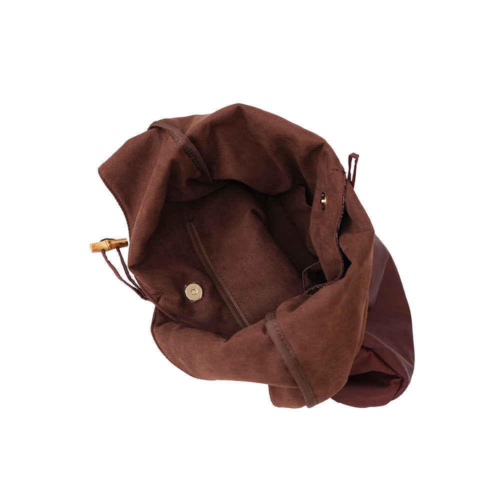 National Style Xiangyun Silk Tote — Elegant Vintage Underarm Bag