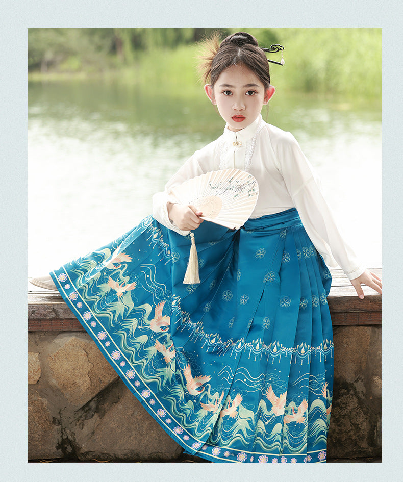 Children’s National Style Hanfu | Big Girls Ming Dynasty Tang Suit Outfit