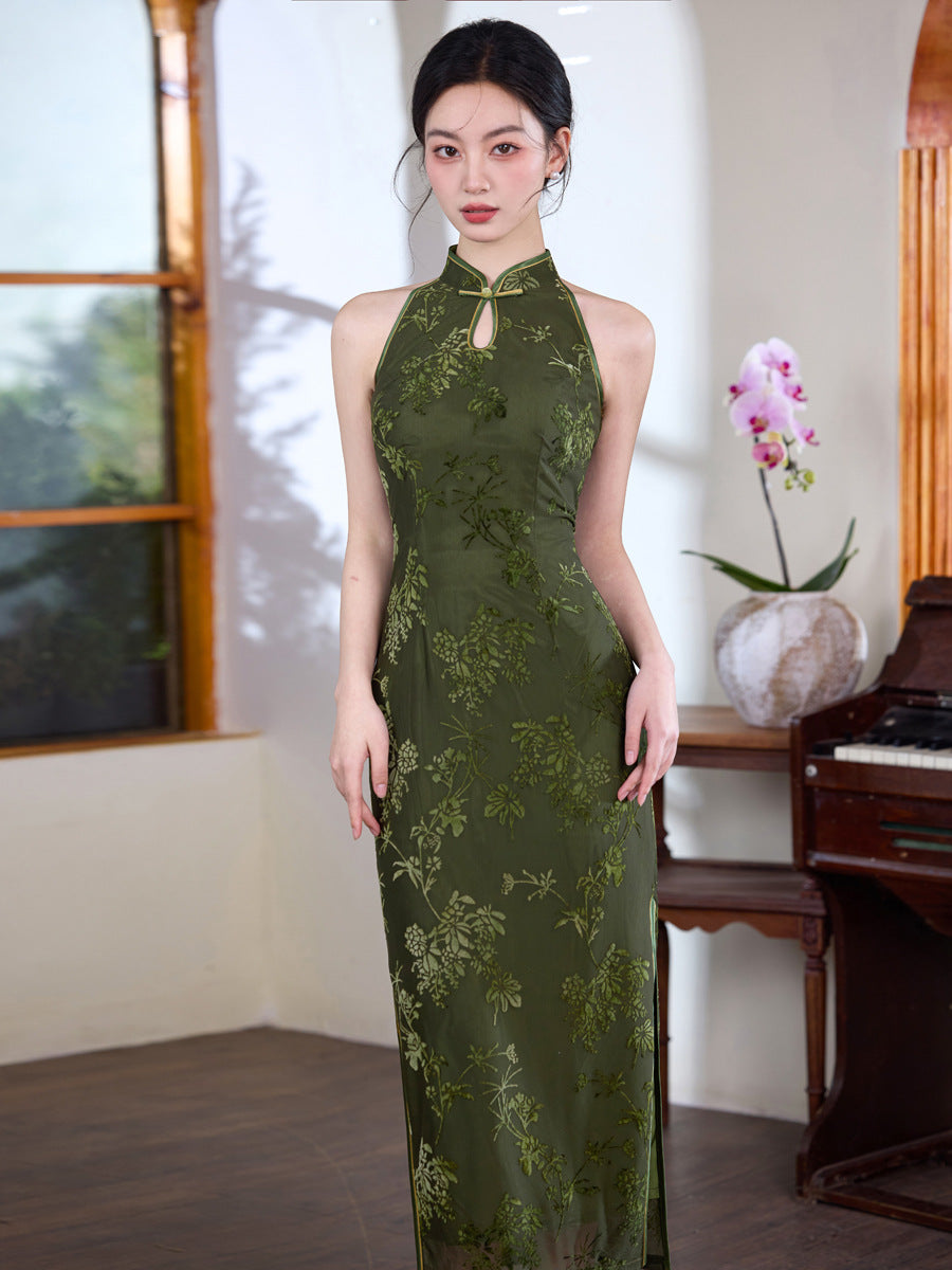 Improved Youth Cheongsam – Double Layer Elegant Chinese Dress