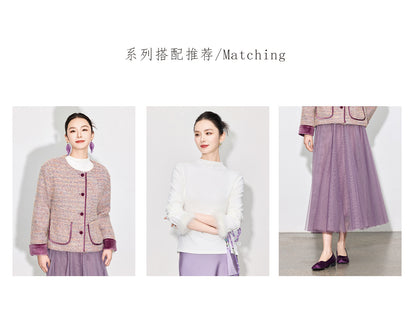 Elegant Fairy Tulle Mid-Length Pleated Skirt