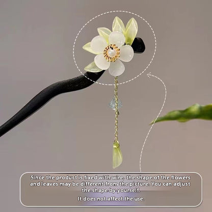 Retro Elegant Hairpin | Women Ancient Style Hanfu Magnolia Hair Accessory