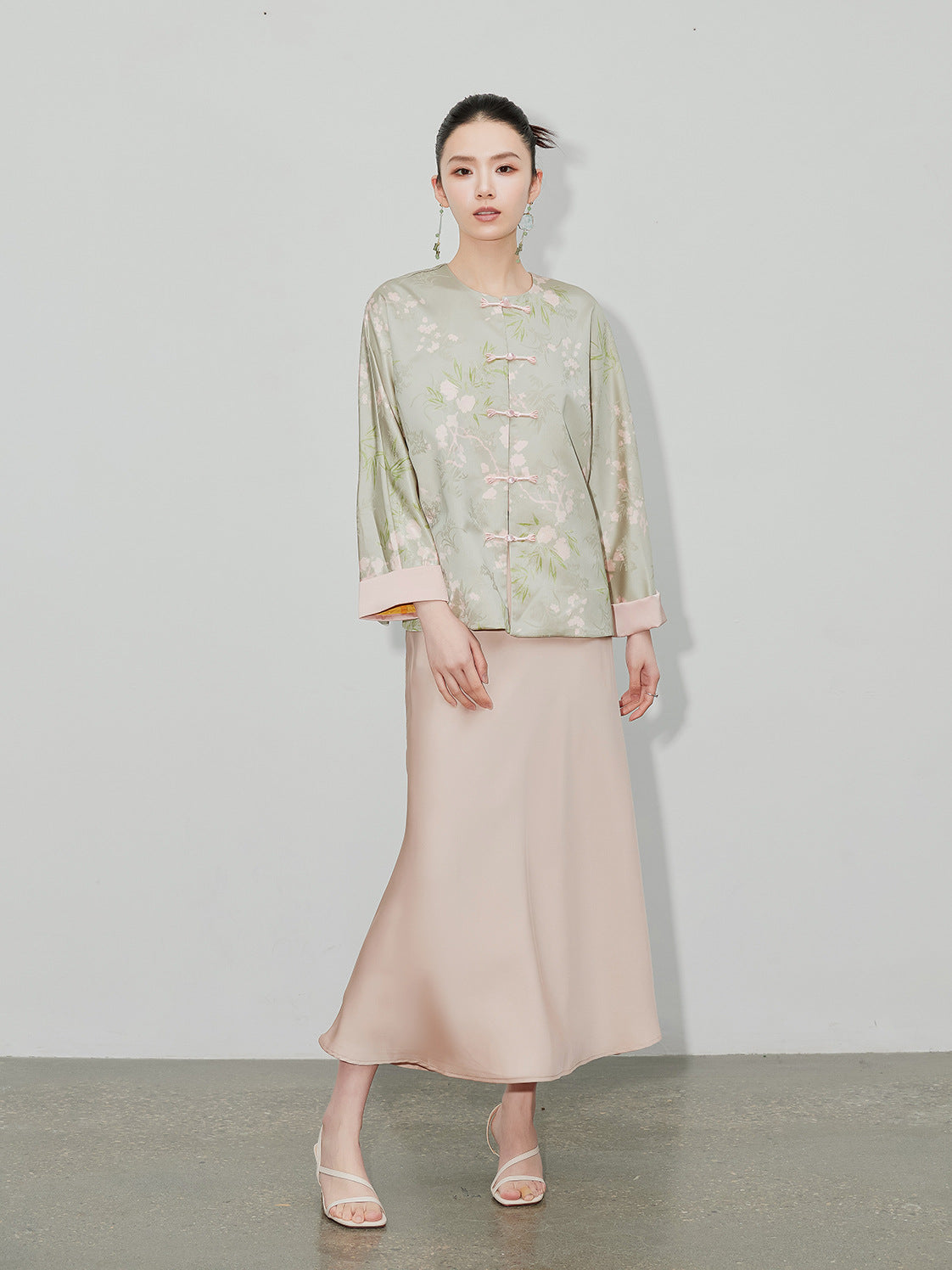 Chic Glossy Satin Mermaid Half Skirt, High-End Design