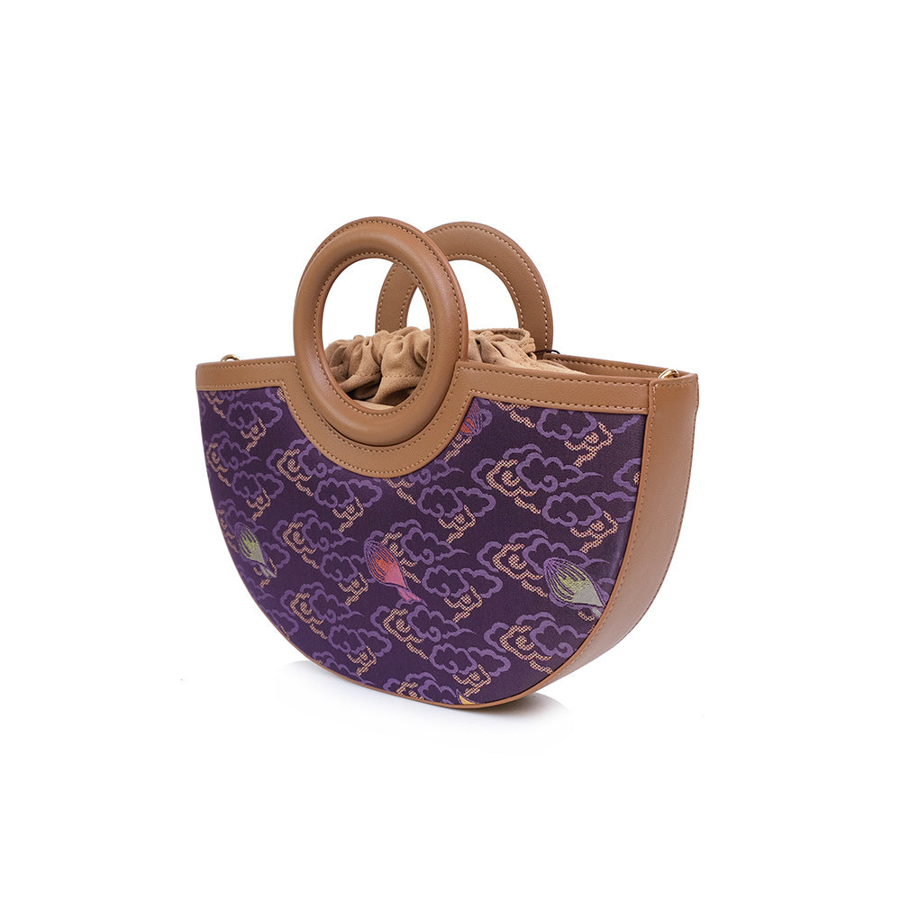 National Trend Song Brocade Shoulder Bag — Original Design Fashion Crossbody