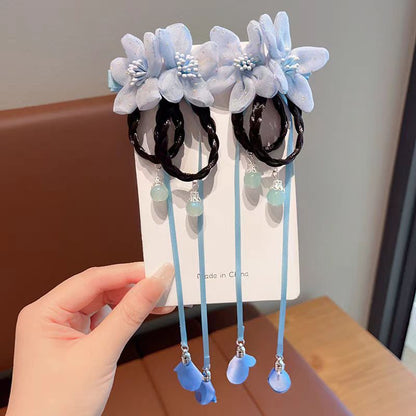 Children's Hair Clips Chinese Style Braid Tassel Hanfu Hair Accessories