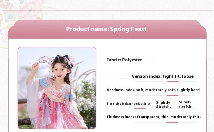 Fairy Ancient Style Hanfu — Girls Cosplay Little Princess Outfit