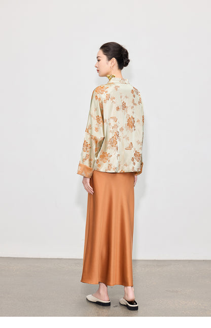 High-End Elegant Retro Zen Style Jacket for Women