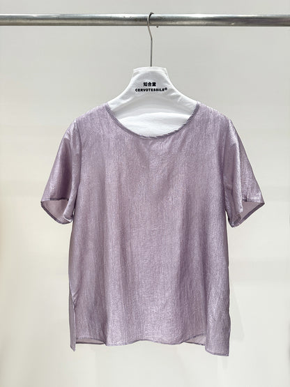 High-End National Style Summer Blouse for Women