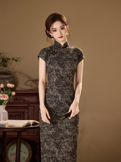 National Style Cheongsam – Breathable Elegant Dress for Women