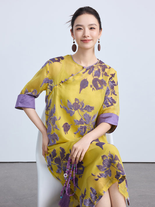 New Chinese Style Qipao – High-End Elegant Women's Dress