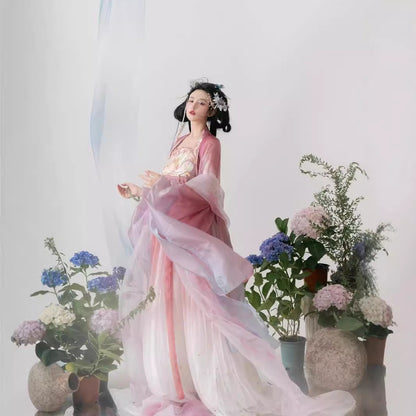 Immortal Cultivation Hanfu — Spring Summer Elegant Tang Style Set