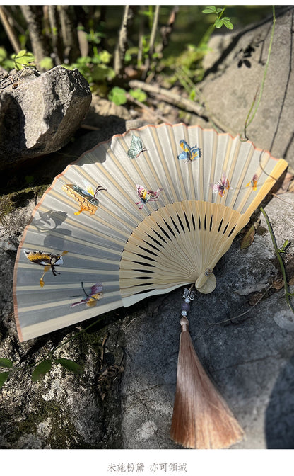 Handmade Suzhou Embroidery Folding Fan — Chinese Style Craft Gift