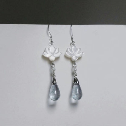 Original Retro Earrings | Elegant New Chinese Style Lotus Ear Clips for Women