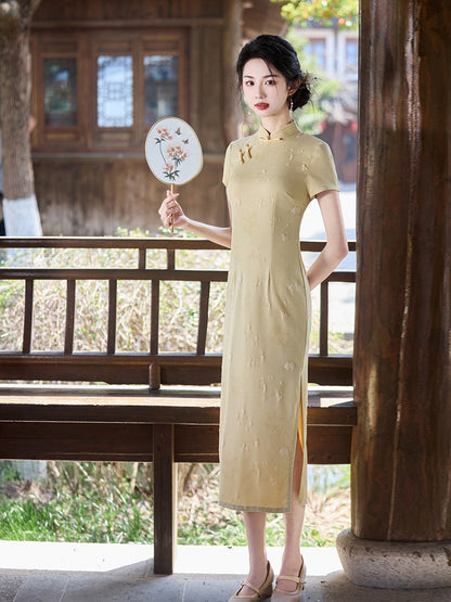 Improved New Chinese Style Qipao – Petite Youth Gift Dress