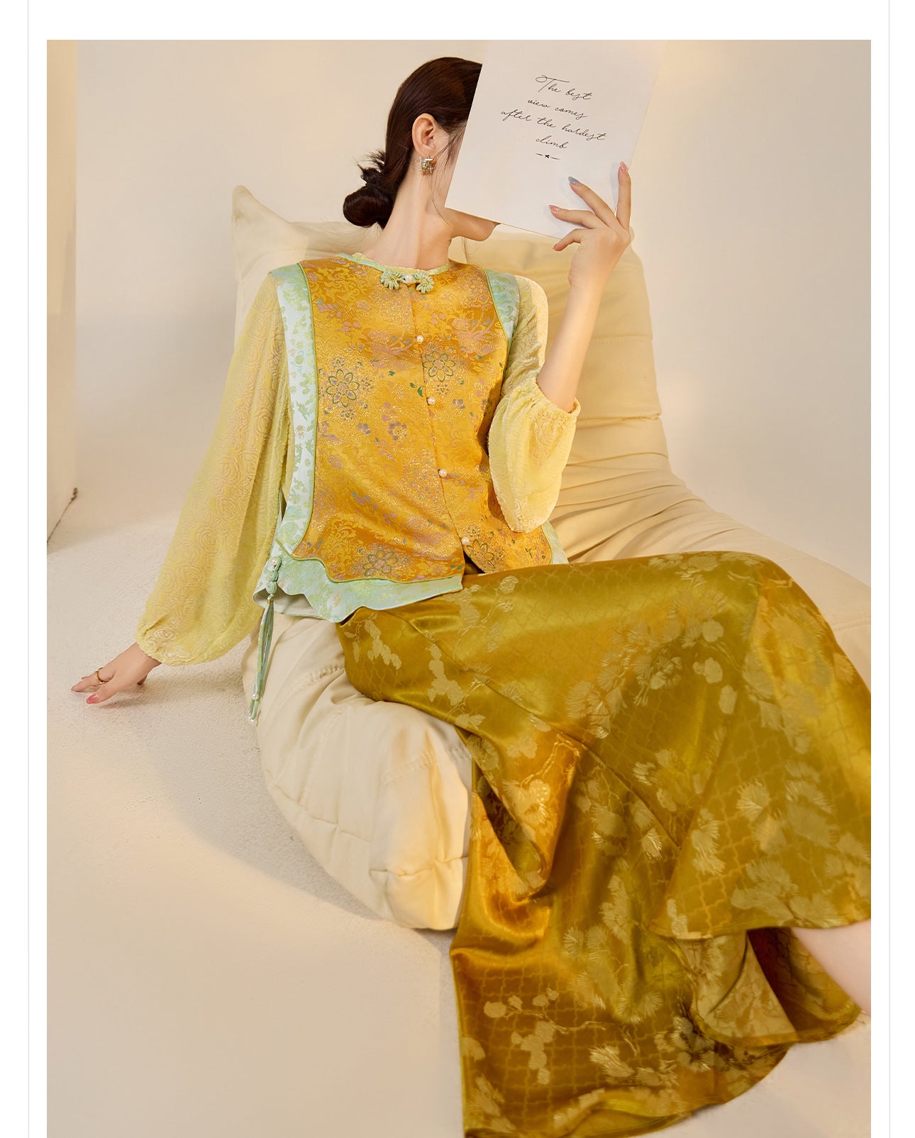 High-End Floral Embroidered Vest – Stylish Women's Top