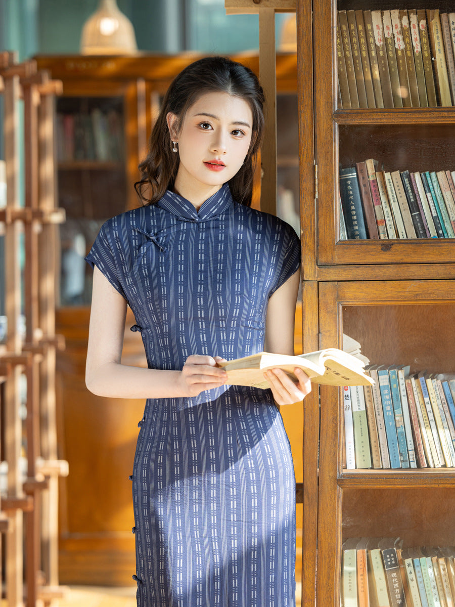 New Chinese Style Cheongsam – Elegant Daily Wear Spring Dress