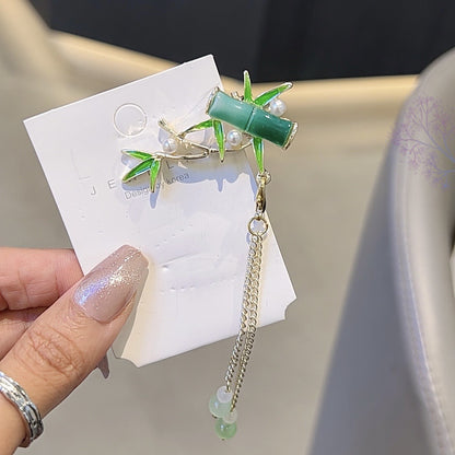 New Chinese Style Bamboo Hair Clip Simple Side Bangs Hair Accessory