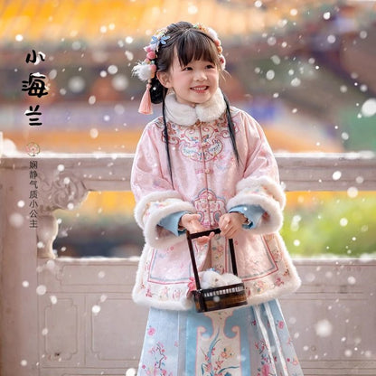 Children’s New Chinese Style Hanfu | Winter Ming Dynasty Outfit for New Year