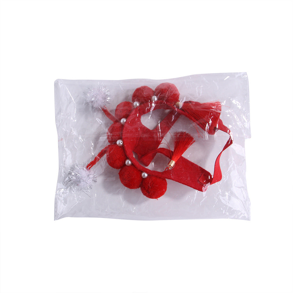 New Chinese Style Pet Hat — Peking Opera Costume for Cats & Dogs