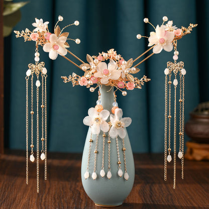 Hanfu Hair Accessories Fairy Girl Tassel Hairpin Full Set Buyao Hairpin