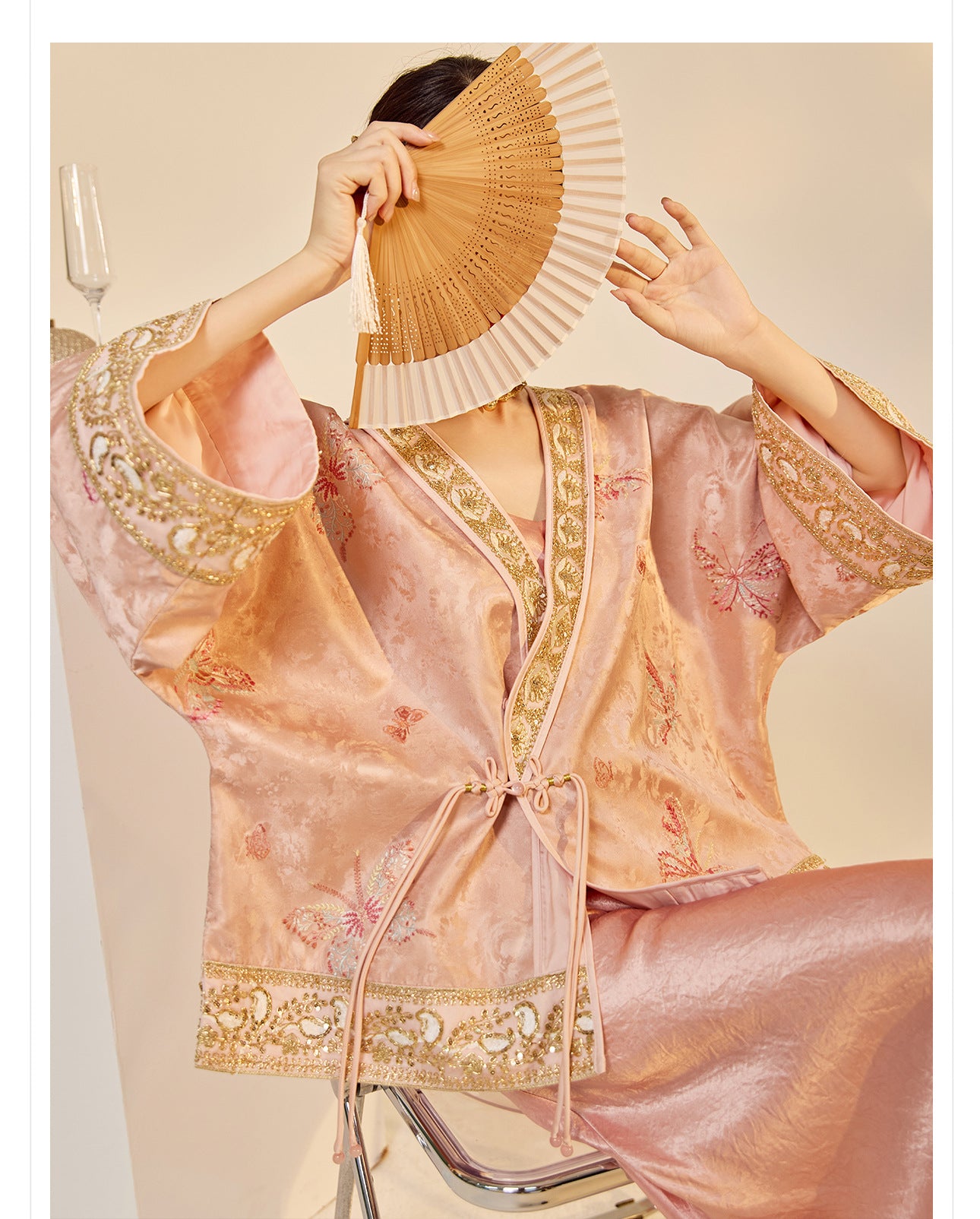 2025 Early Autumn Elegant New Chinese Style Embroidered Jacquard Coat | National Style