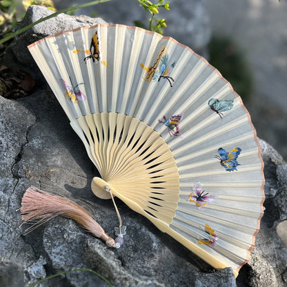 Handmade Suzhou Embroidery Folding Fan — Chinese Style Craft Gift