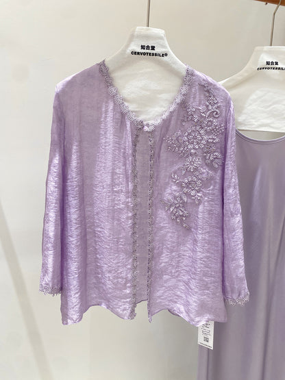 High-End Chinese Style Thin Summer Cardigan