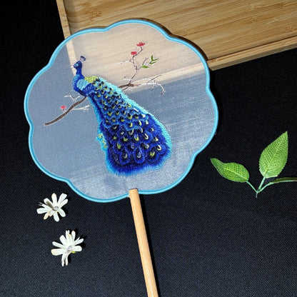 Suzhou Embroidered Round Fan — Hanfu Accessory for Women