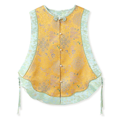 High-End Floral Embroidered Vest – Stylish Women's Top