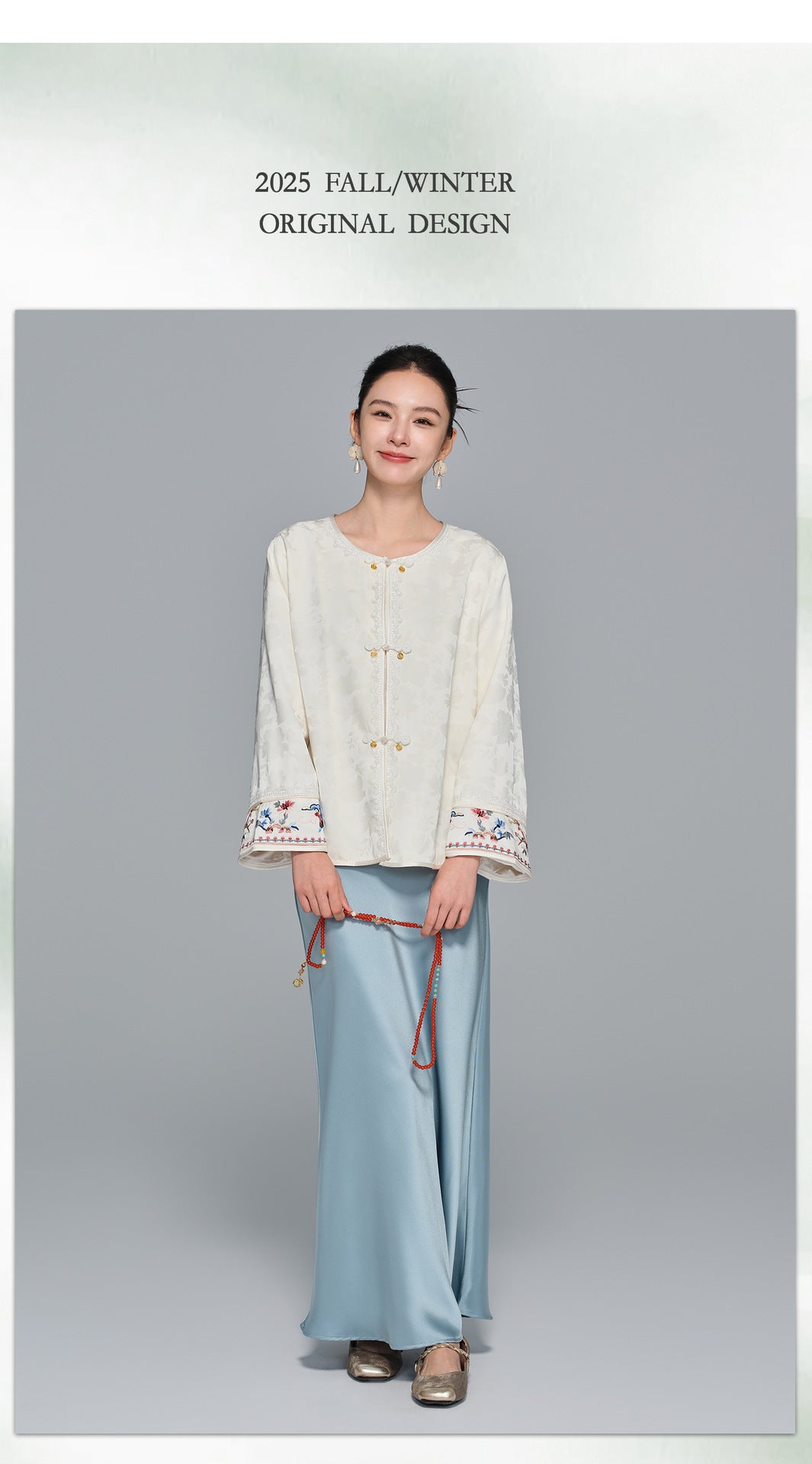 Stylish Embroidered Women's Top