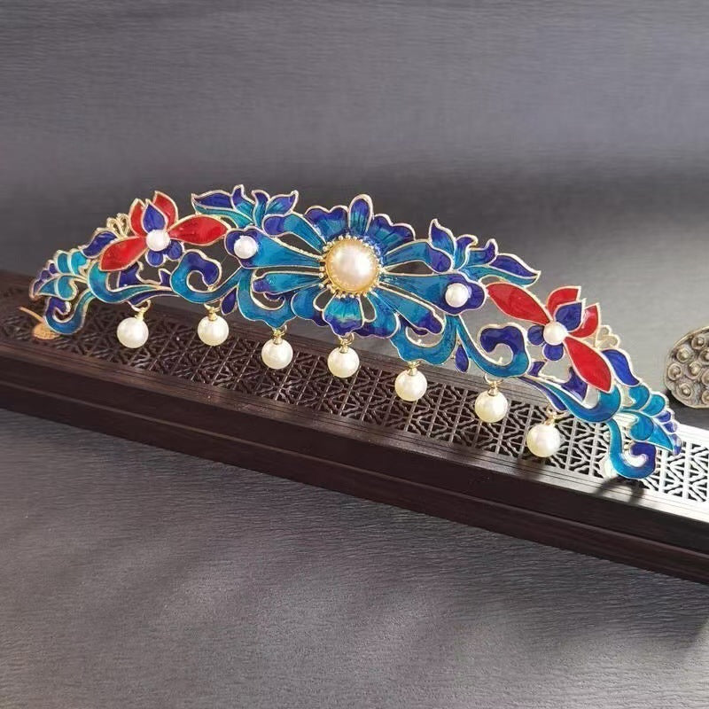 Ancient summer style hair crown tassel hair accessories