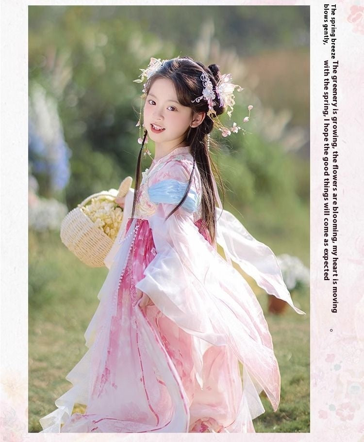 Fairy Ancient Style Hanfu — Girls Cosplay Little Princess Outfit