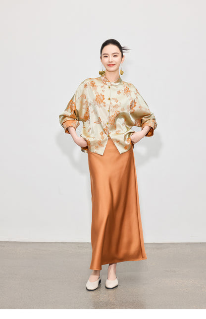 High-End Elegant Retro Zen Style Jacket for Women