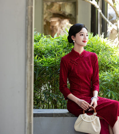 Retro Republic of China Style Qipao – Toasting & Family Occasion Dress