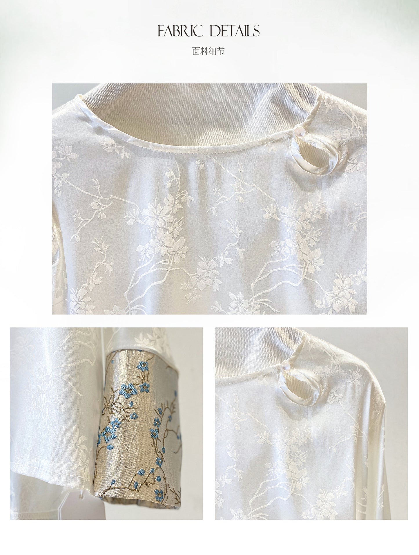 Elegant Spring Jacquard Hollow Shirt for Women