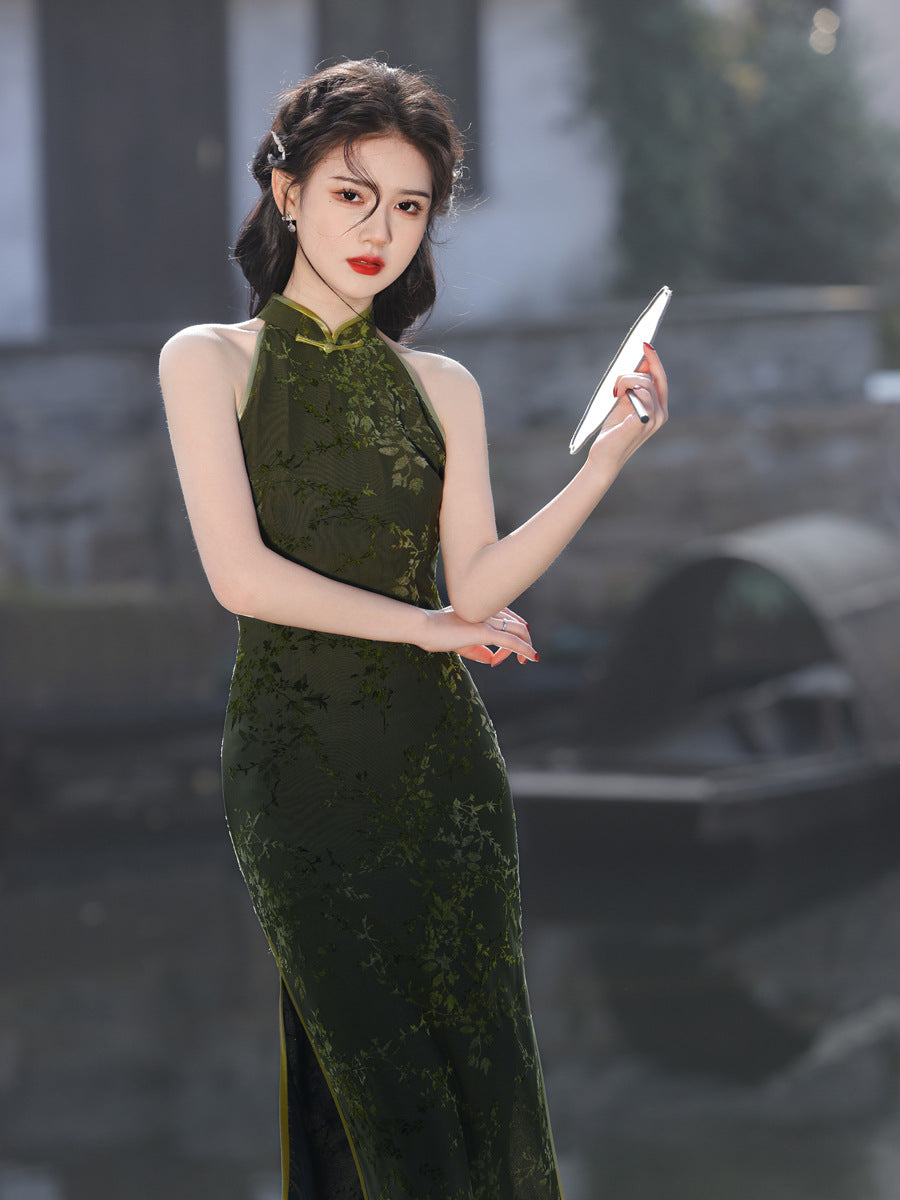 Improved Chinese Style Qipao – Fresh Daily Wear Dress