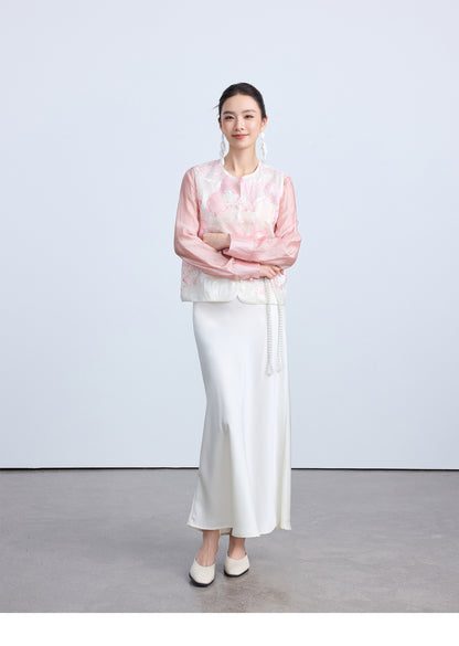 High-End Elegant Embroidered Women's Vest Top