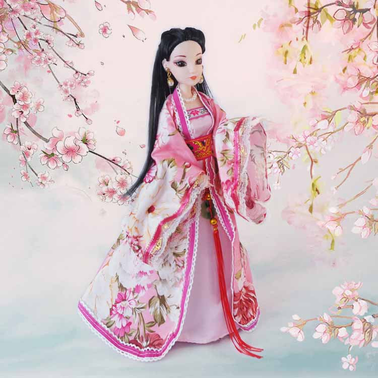 Ancient Costume Doll Set — Chinese Style Dress-Up Gift Box