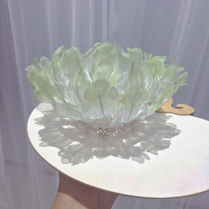 Ancient Style Forest Sweet Perm Flower Hair Crown Hanfu Handmade Hairpin