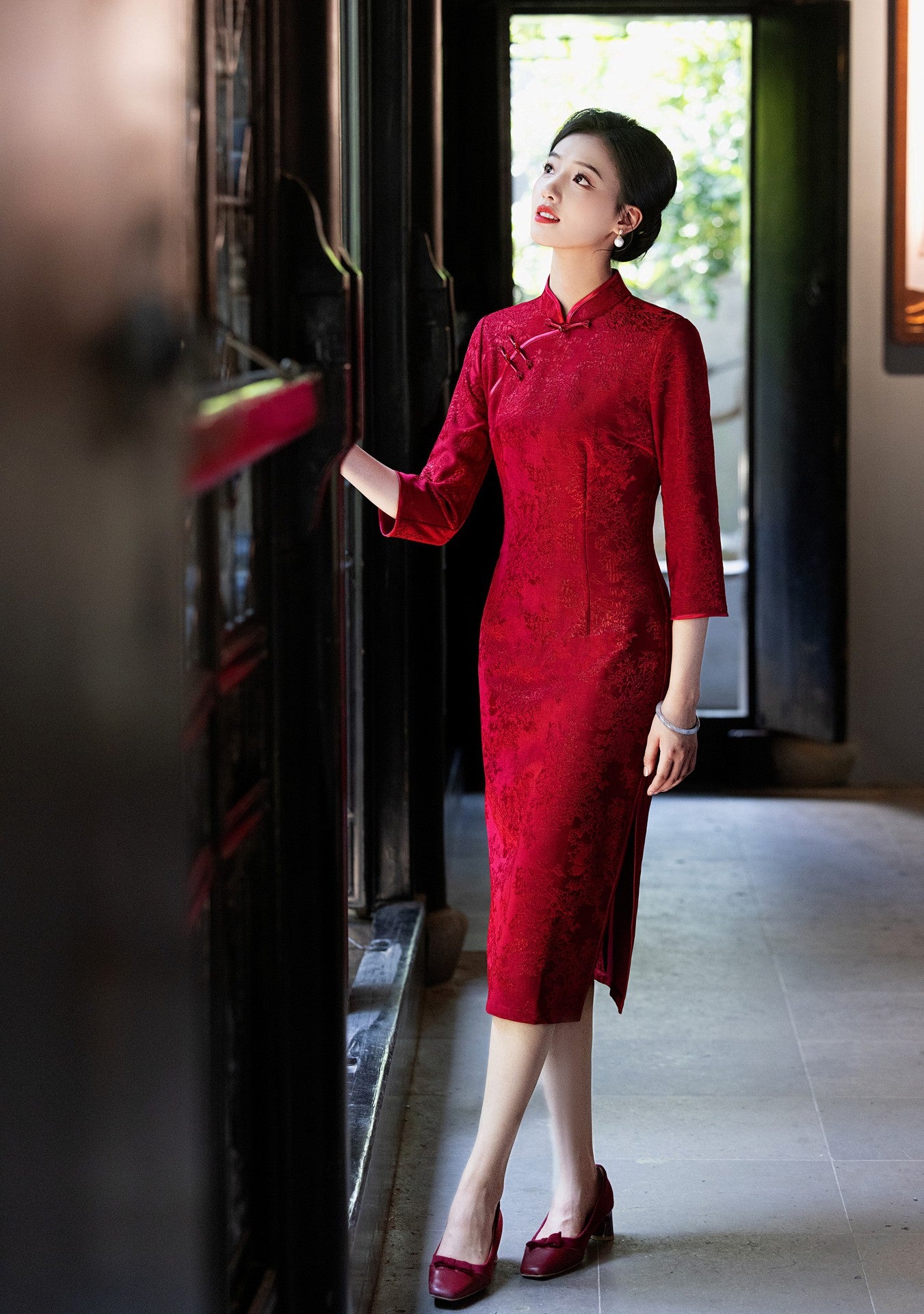 Retro Republic of China Style Qipao – Toasting & Family Occasion Dress