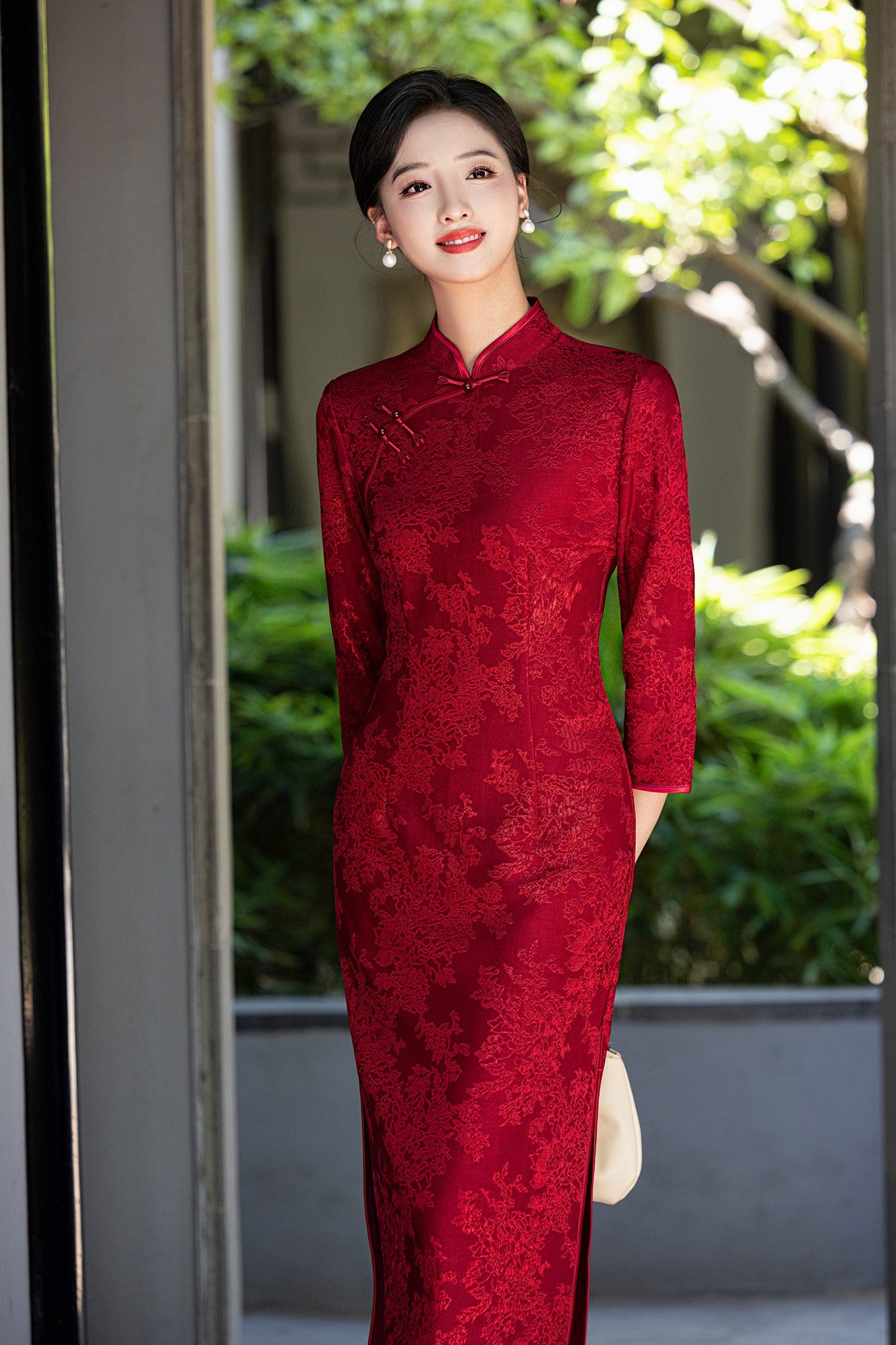 Retro Republic of China Style Qipao – Toasting & Family Occasion Dress