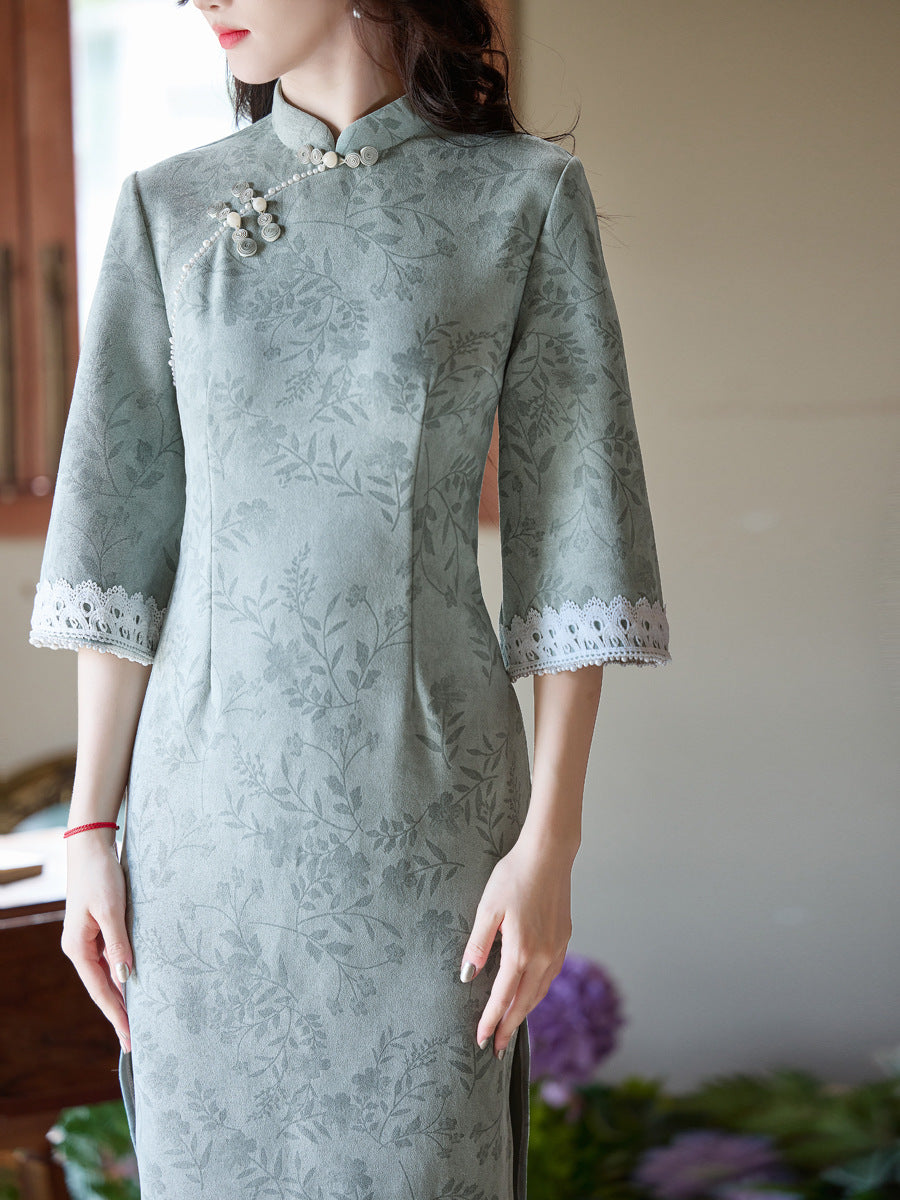 New Chinese Style Qipao – Improved Youth Daily Wear Dress