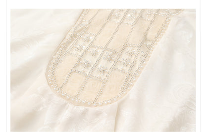 New Chinese Style Beaded Embroidered High-End Blouse for Women