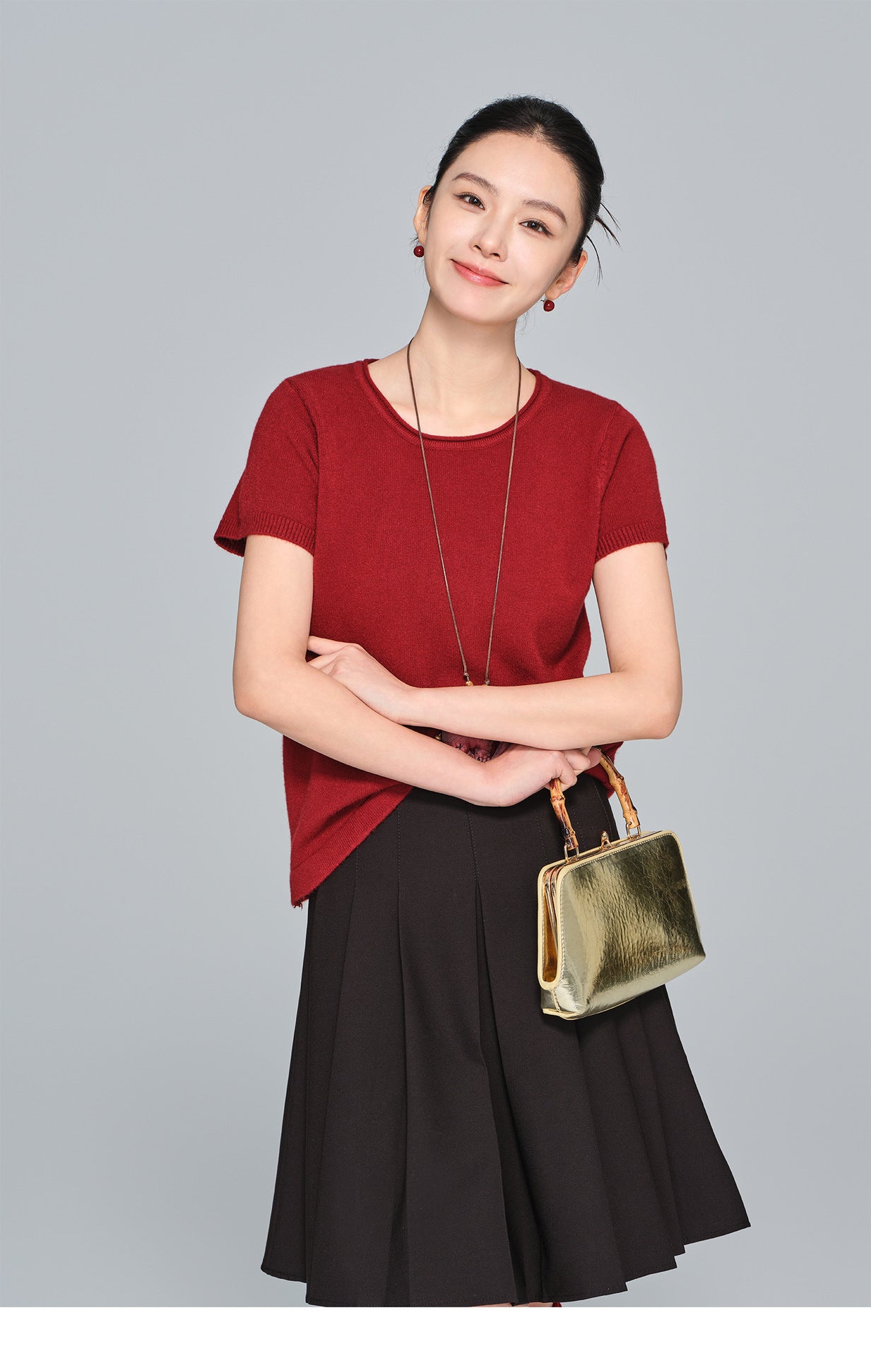 Simple Versatile Women's Knitted Sweater