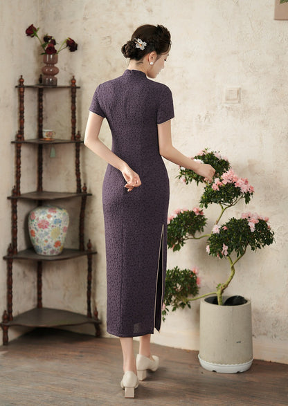 Improved Summer Qipao – Elegant Fresh Daily Wear Dress