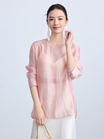 Simple & Stylish Chinese National Style Blouse