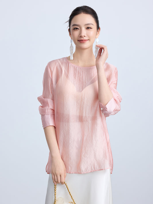 Simple & Stylish Chinese National Style Blouse