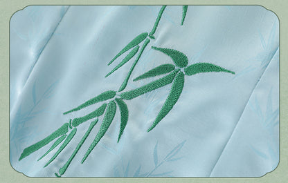 Children’s Chinese Summer Set — Shirt Top & Loose Wide-Leg Pants